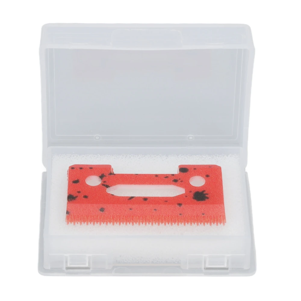 Ceramic Hair Clipper Cutter Blade 49pcs Incisive Teeth Replacement Hair Trimmer Cutter Blade Red