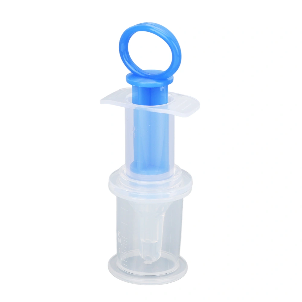 Baby Medicine Dispenser with Silicone Pacifier Chokeproof Syringe Type Pet Feeding Syringe Reusable Oral Liquid Feeder