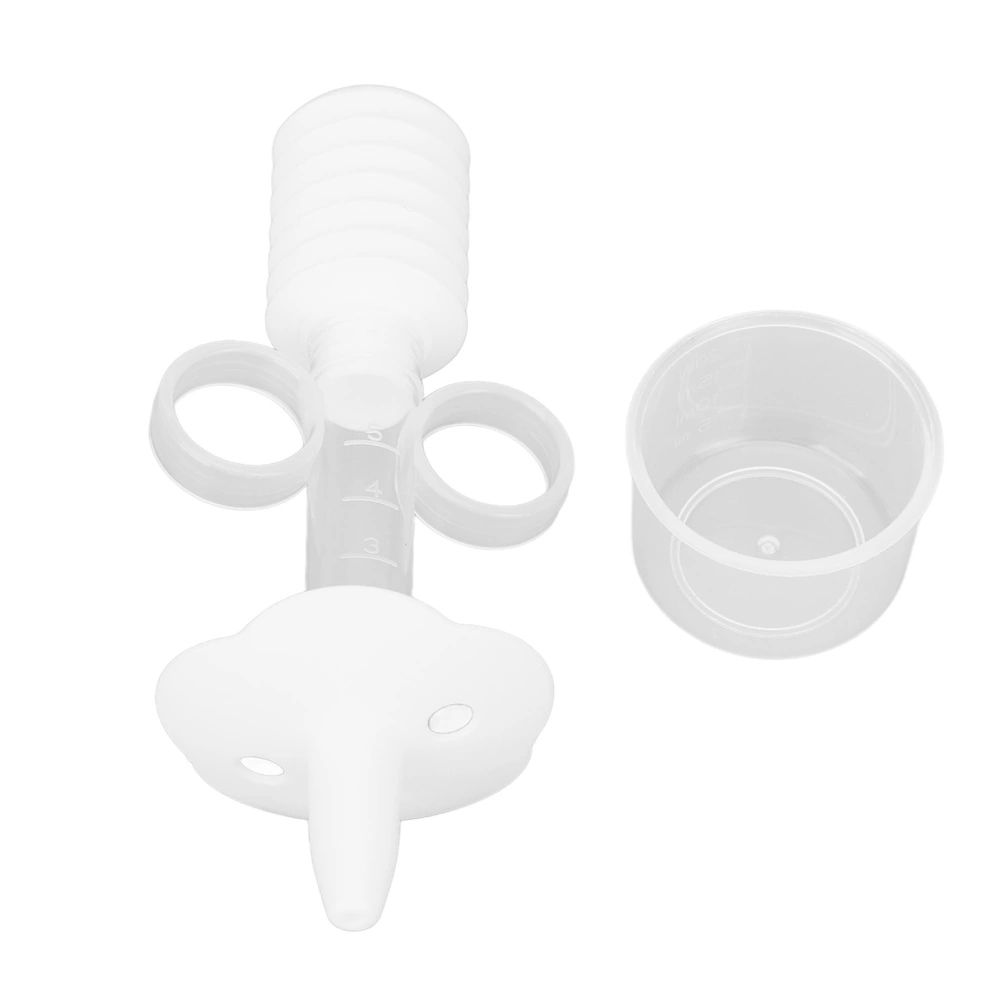 Baby Medicine Dispenser for Newborn Baby Chokeproof Syringe Type Pet Feeding Syringe with Silicone Pacifier for Home