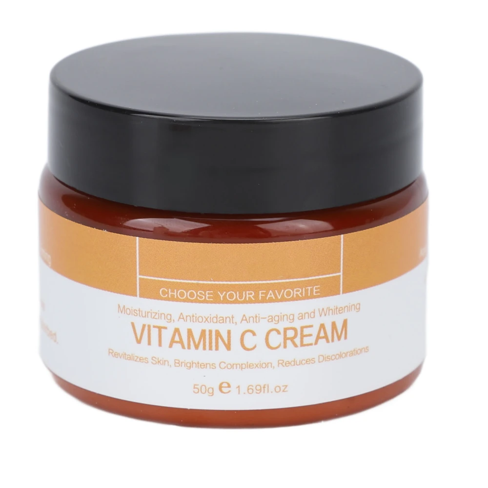 50g Vitamin C Face Cream Brightening Firming Skin Deep Moisturizing Reducing Melanin Fine Lines Vitamin C Cream