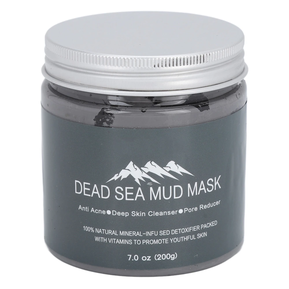 Dead Sea Mud Facial Mask Blackheads Acne Removing Deep Cleaning Hydrating for Face Body 200g