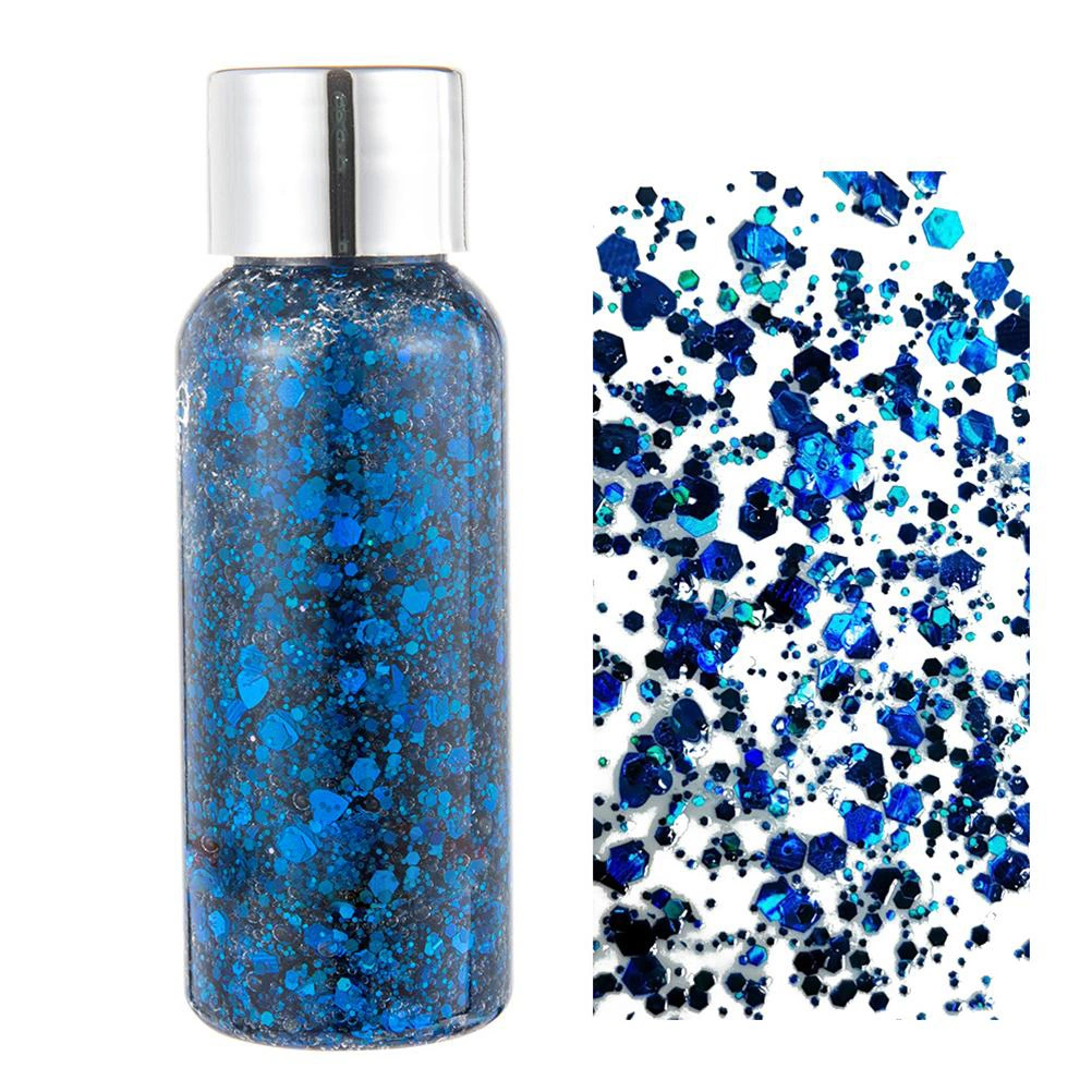 Glitter Body Gel Liquid Glitter Gel for Nail Face and Body Party Festival Glitter