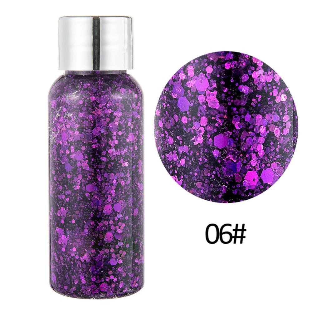 Glitter Body Gel Liquid Glitter Gel for Nail Face and Body Party Festival Glitter