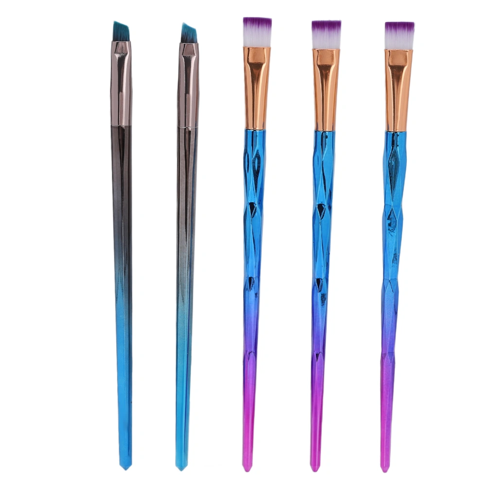 5pcs Nail Art Brushes Set Professional Home Salon Novice DIY Nail Painting Brush for Nail Extension