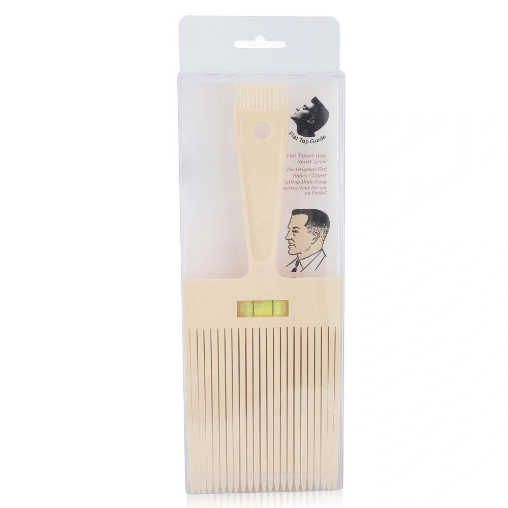 Flat Top Guide Comb Professional Barber Haircut Comb with Accurate Water Levelling Styling Tool