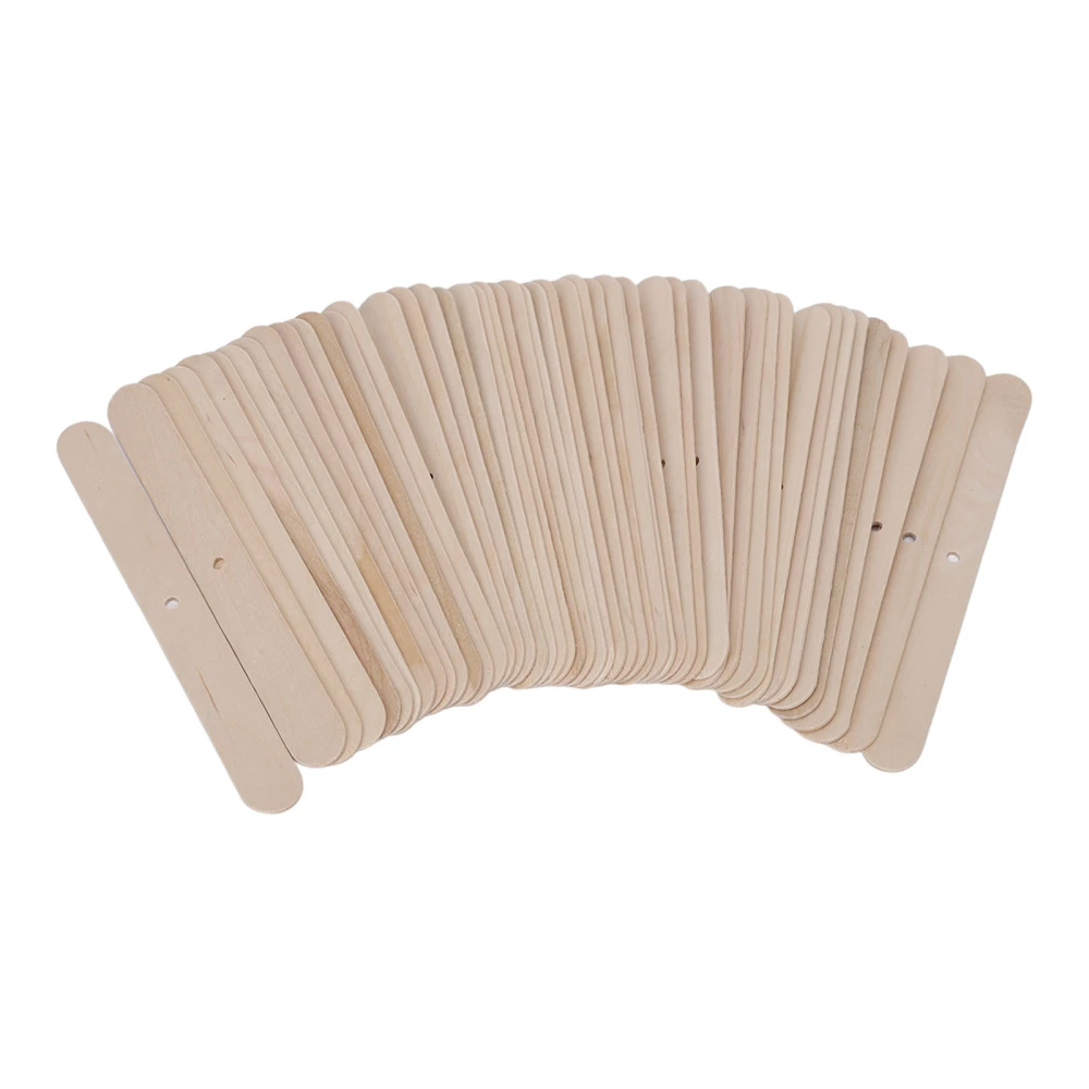 50pcs Wooden Candle Wick Holders Professional Candle Wicks Centering Device Bars for Candle Making