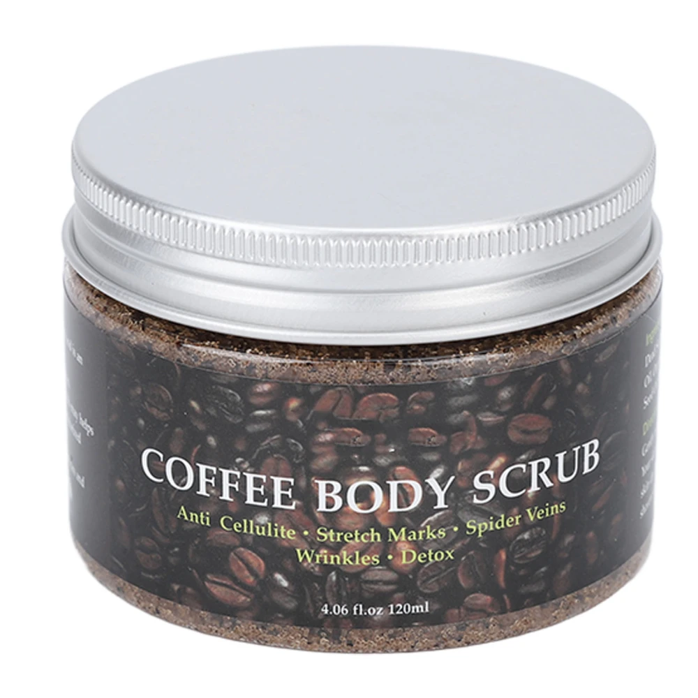 Coffee Body Scrub Deep Cleansing Dead Skin Removal Moisturizing Exfoliating Scrub for Arms Legs 120ml