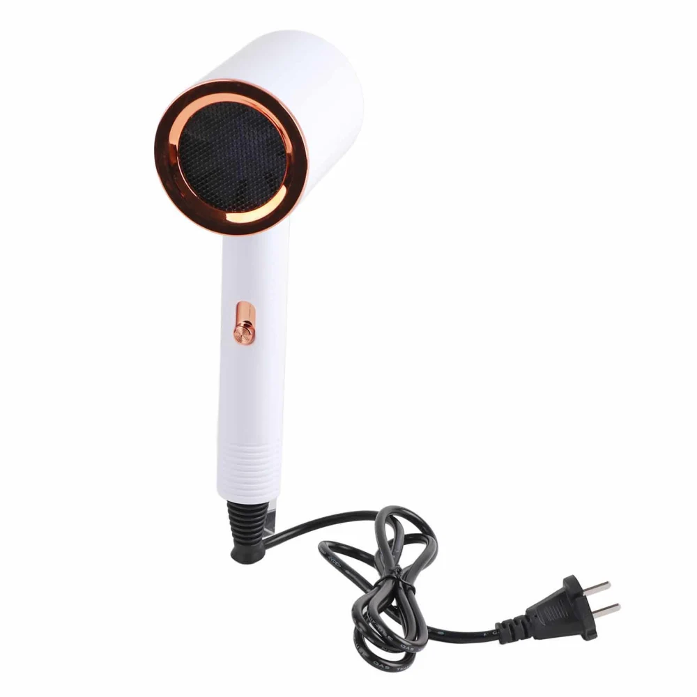 Hair Dryer Household Quick Dry Hot Cold Hair Dryer with Intelligent Temperature Control for Hotel Dorm Bathroom 800W White