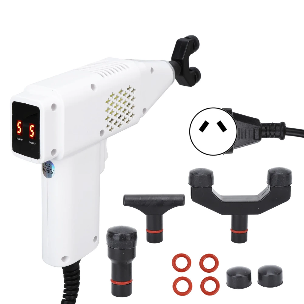 Electric Chiropractic Adjusting Tool Strength Adjustable Pain Relief Spine Massager for Neck 100‑240V AU Plug