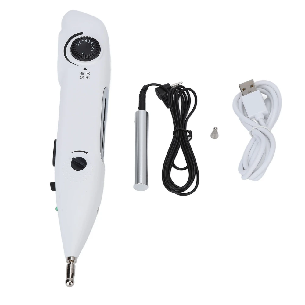 Electronic Acupuncture Pen Home Portable Adjustable Rechargeable Meridians Energy Pulse Massage Pen