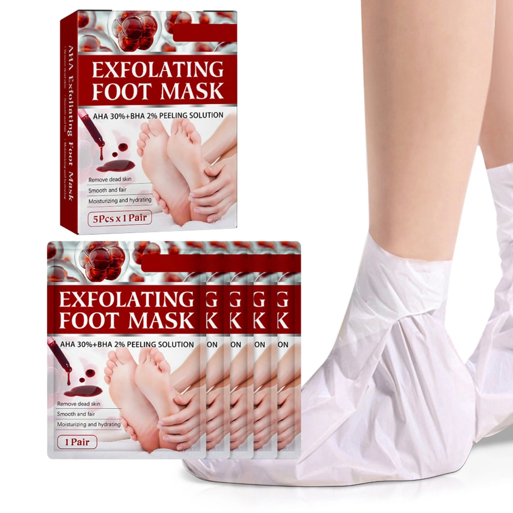 5 Pair Dead Skin Remover Foot Patch Improve Calluses Moisturizing Nourishing Feet Care Patch