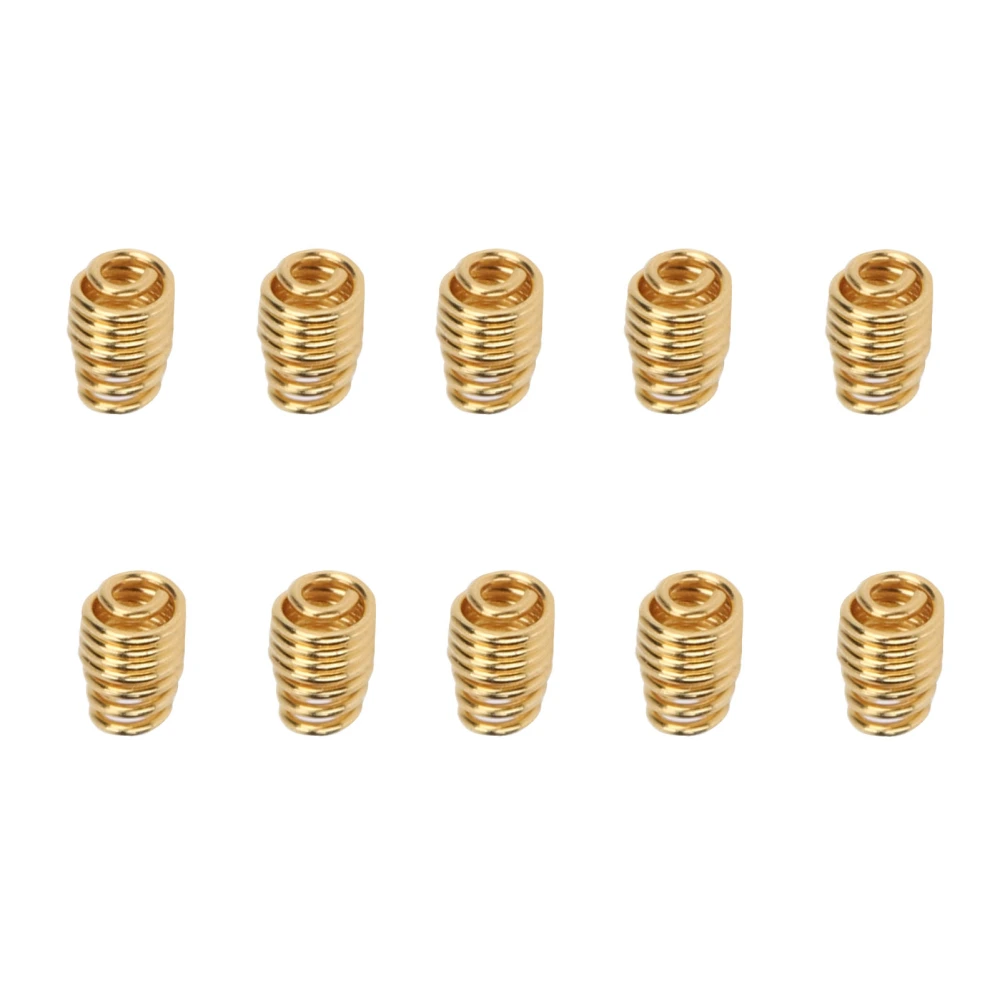 10pcs Hearing Aid Spring Earwax Blocking Prevention Spring Accessory for ITE ITC CIC Hearing Aid Tube