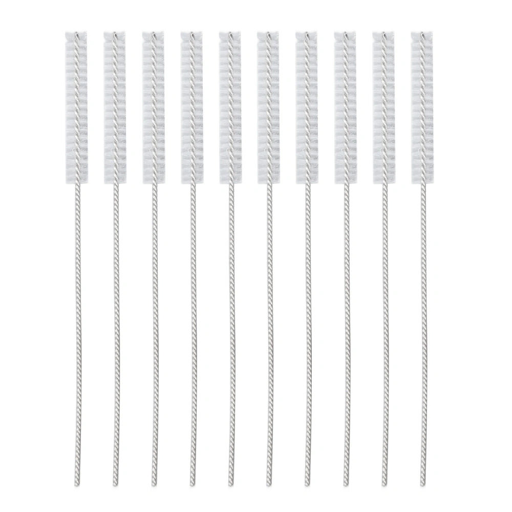 10pcs 2.5mm Hearing Aid Vent Brush Professional Nylon Hair Hearing Aid Tube Cleaning Tool Accessory