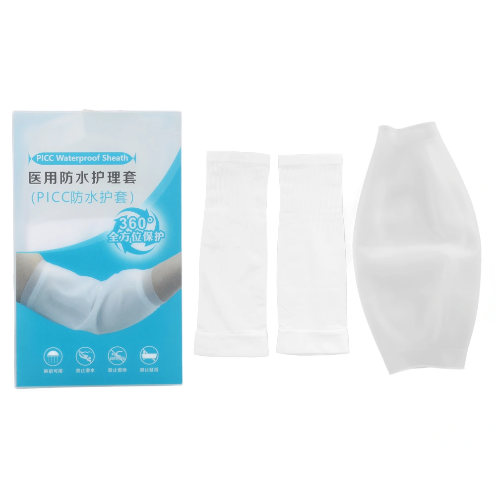 Waterproof PICC Line Shower Cover Reusable PICC Line Sleeve for Arm Wound Dressing Protection M