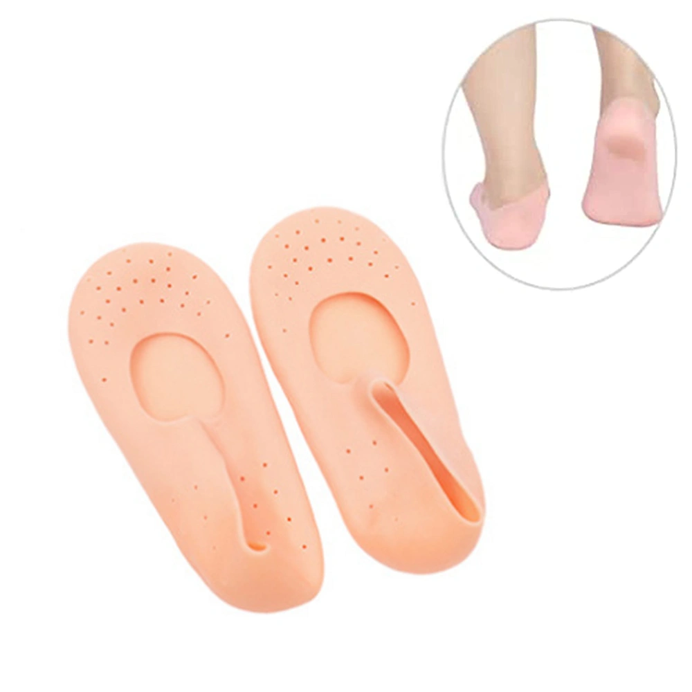 1 Pair Silicone Socks Breathable Moisturizing Socks Silicone Heel Protector Foot Care for Dry Cracking Skin