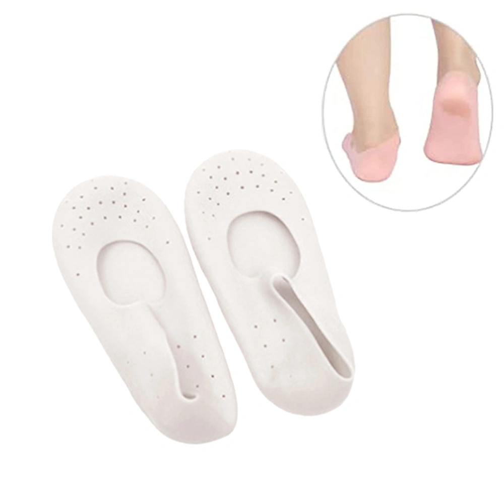 1 Pair Silicone Socks Breathable Moisturizing Socks Silicone Heel Protector Foot Care for Dry Cracking Skin