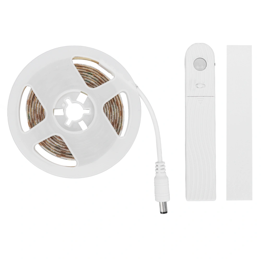 2.2yd Motion Sensor LED Strip Light 3 Brightness Automatic Turn On Motion Activated Bed Light