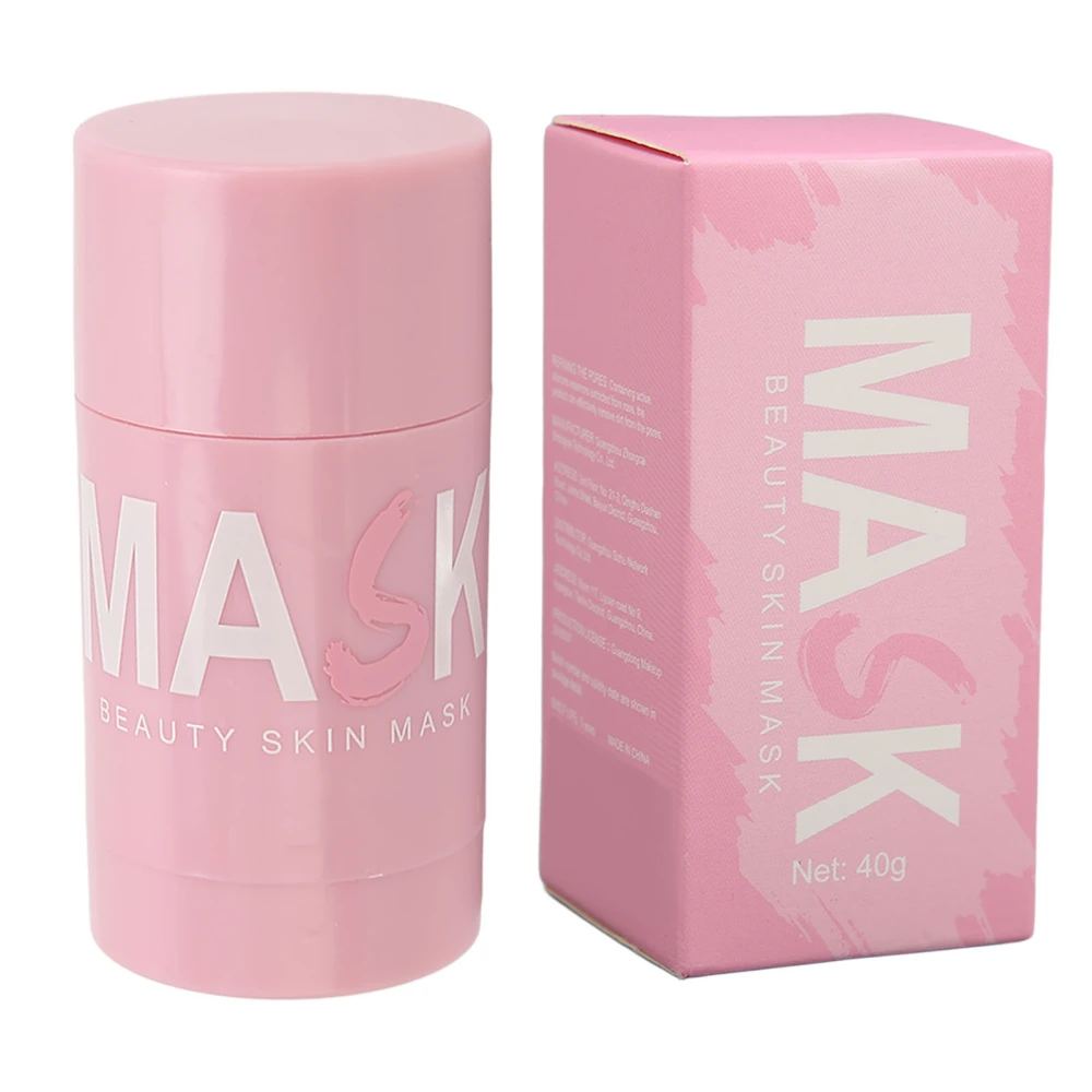 Rose Mask Stick Shrink Pores Moisturizing Skin Brightening Face Purifying Clay Stick for Women Men