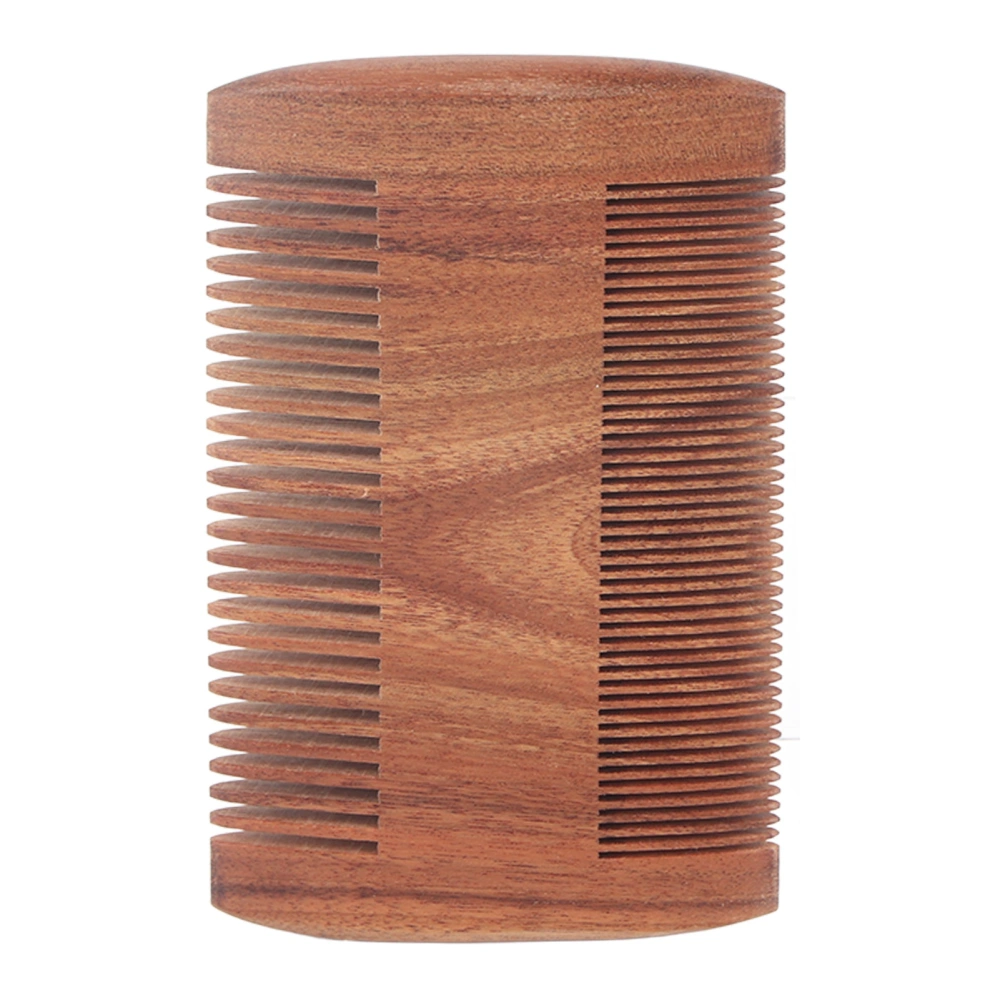 Beard Comb Professional Wooden Elegant Double Sided Fine Teeth Lice Removal Comb Grooming Styling Tool