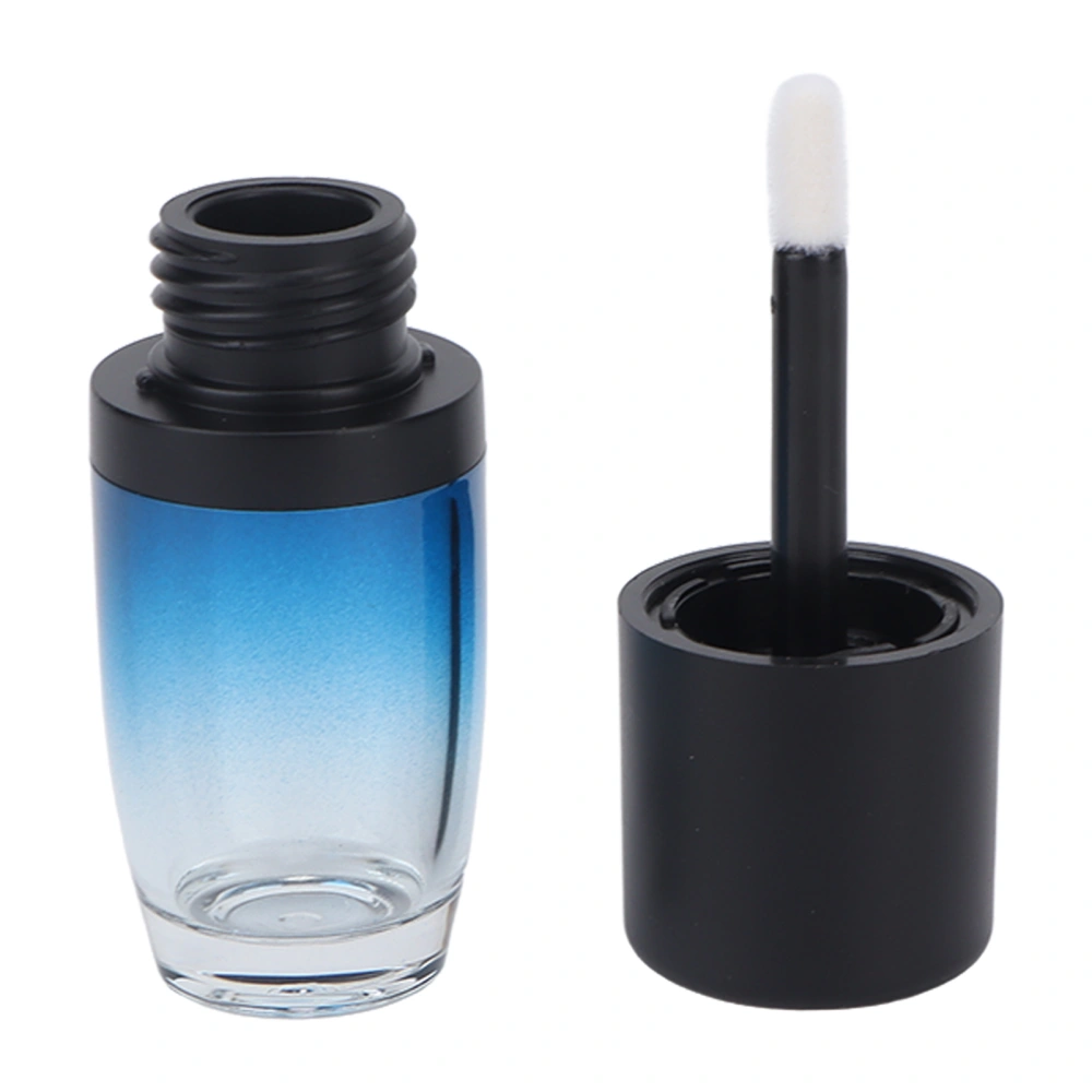 Bottle Lip Gloss Tubes DIY 4.5ml Capacity Quadrate Shape Transparent Gradient Black Blue Shell Empty Lip Oil Containers