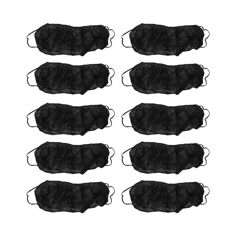 10Pcs Disposable Bra Woven Free Spa Salon Top Garment Underwear Brassiere for Women Girls Black