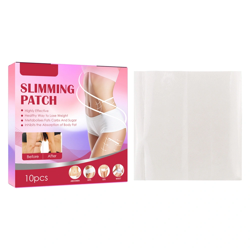 Pack Of 10 Slimming Detox Patch Slimming Pads Magnetic Body Shaping Patches for Abdomen Arms Buttocks