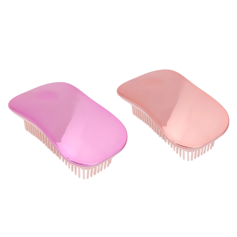 2pcs Detangling Comb Brush Hair Massage Professional Portable Detangler Hairbrush for Women Men