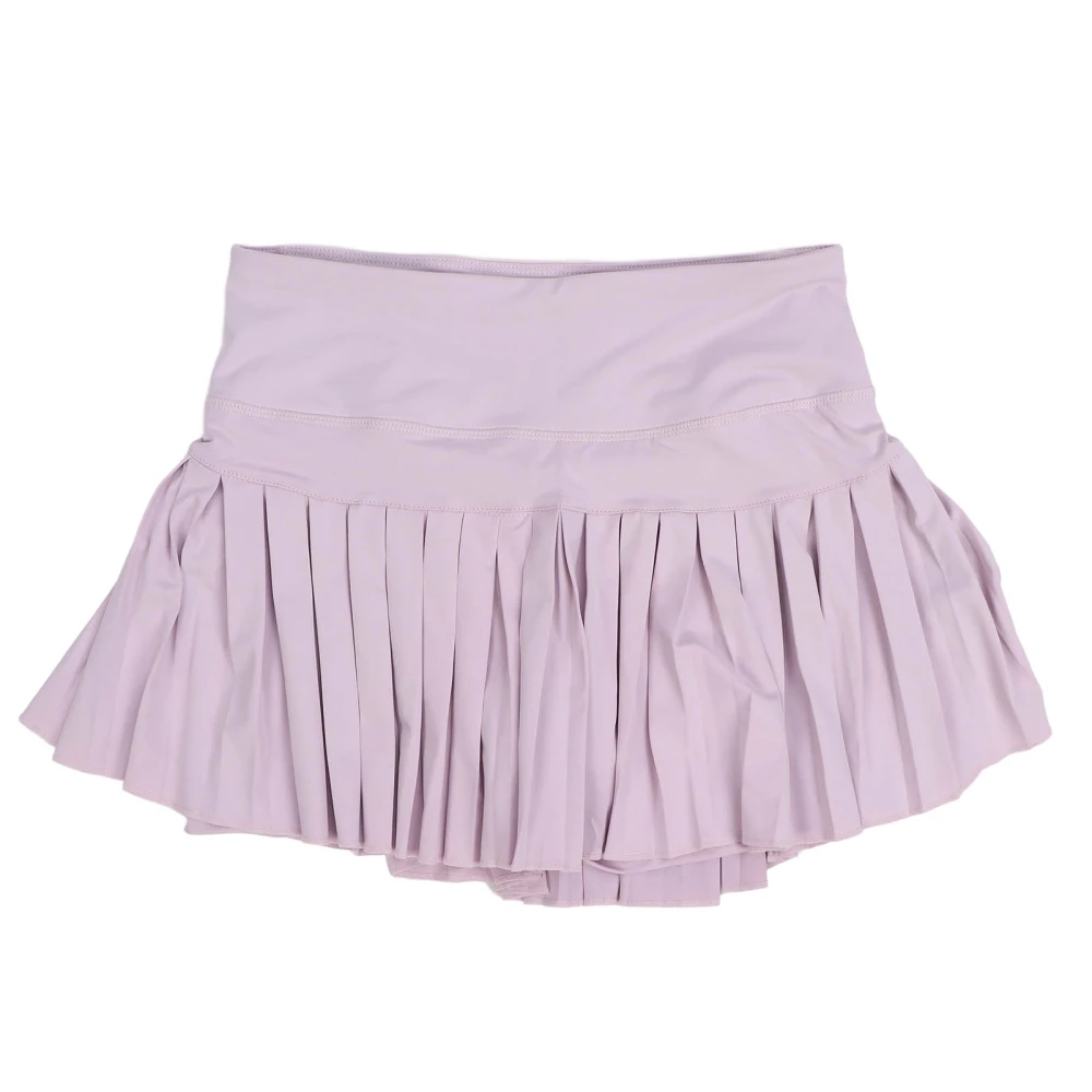 Pleated Tennis Skirt Breathable Women Tennis Skirt with Pockets for Running Casual Hiking Walking Pink XL