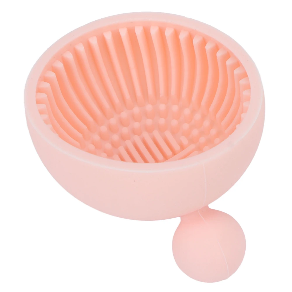 Makeup Brush Cleaning Bowl Mat Home Portable Flexible Silicone Cosmetic Brush Cleaner Scrubber