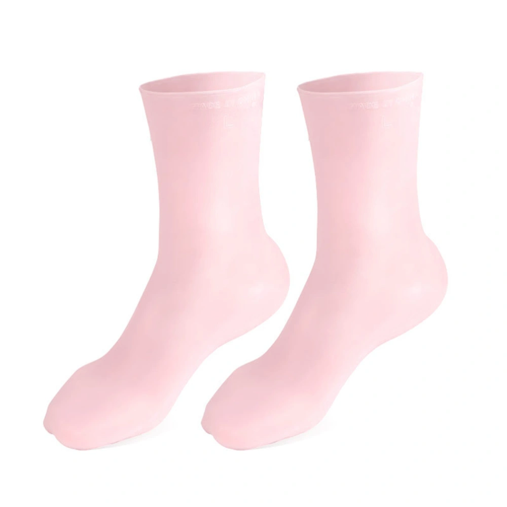 Silicone Socks Aloe Socks Anti Slip Moisturizing Socks Silicone Gel Heel Socks for Dry Cracking Skin