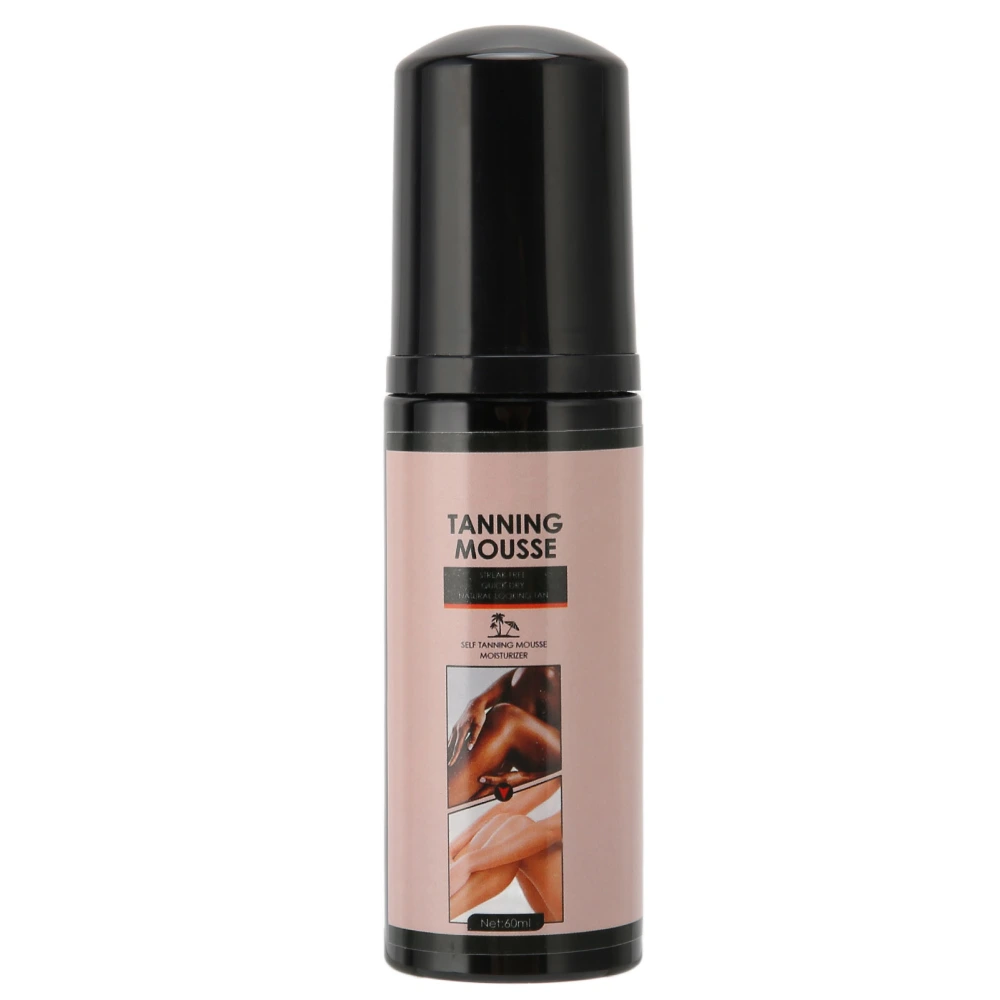 Tanning Mousse Summer Body Face Sunless 60ML Self Tanner Foam Moisturizing Skin for Women