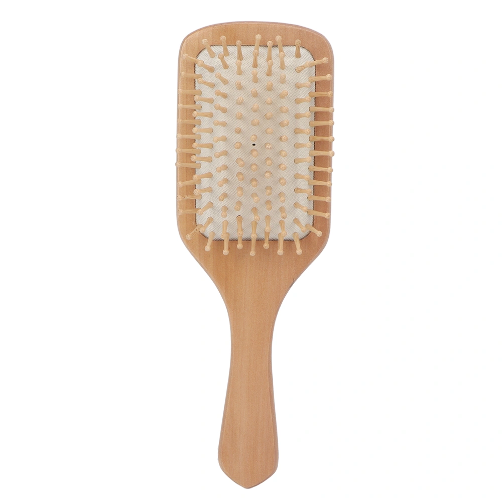 Wooden Hair Brush Portable Home Salon Ergonomic Massage Detangling Paddle Brush Hair Styling Tool