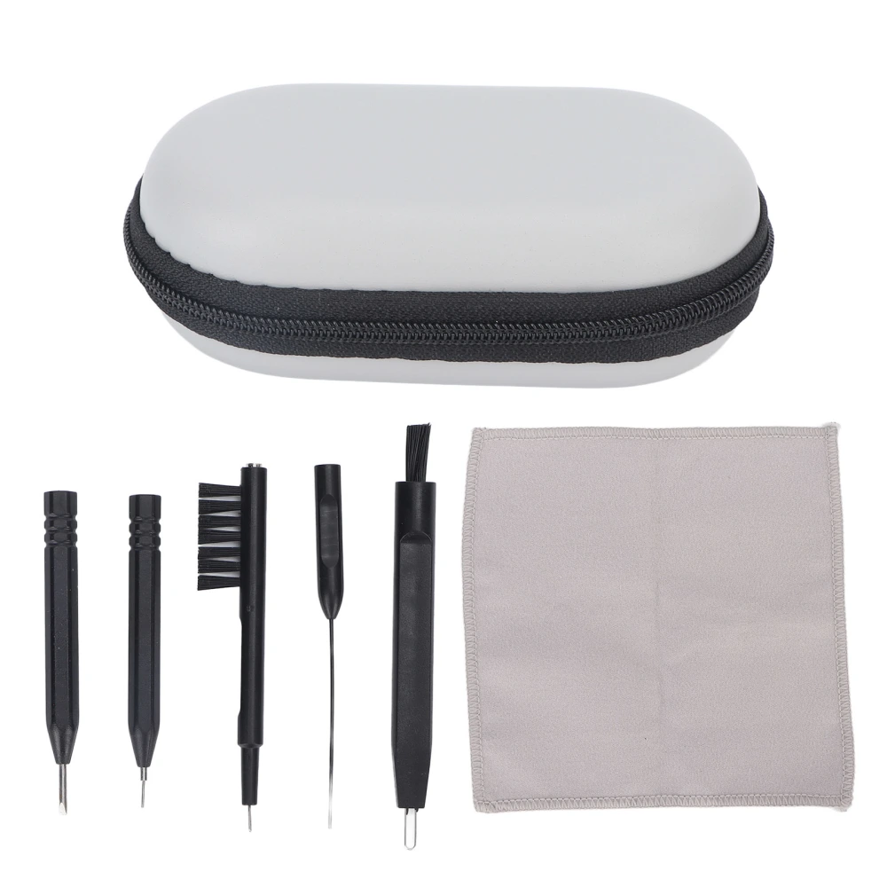 Hearing Aid Cleaning Tools Small Brush Clean Needles Cloth Earbuds Care Accessories Kit