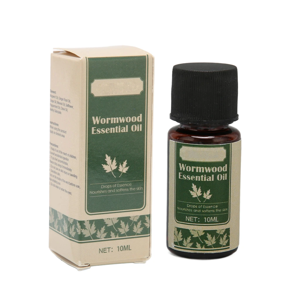 Wormwood Essential Oil Pain Fatigue Relief Aromatherapy Body Shaping Foot Bath Massage Essential Oil 10ml