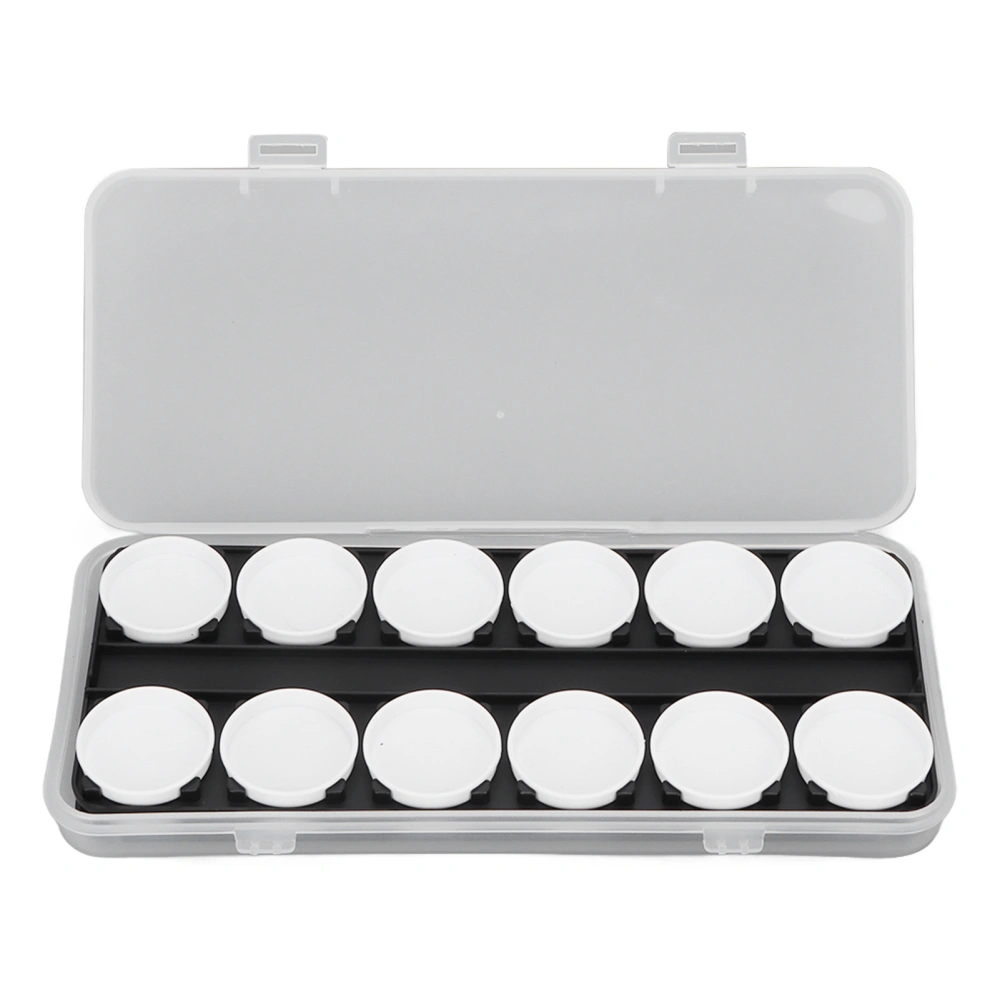 Nail Art Palette Professional ABS 24 Grid Nail Color Mixing Palette Box Tray for Nail Artist Novice