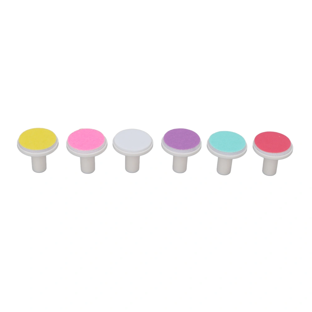 6pcs Baby Nail Trimmer Replacement Pads Professional Electric Nail File Grinding Heads Accessory