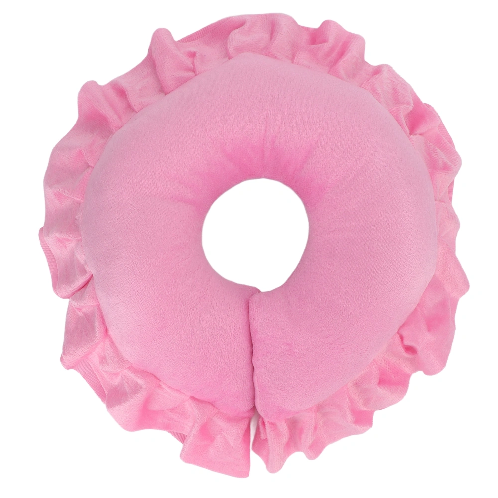 U Shaped Neck Support Cushion Soft Table Bed Face Pillow for Beauty Salon SPA MassagePink