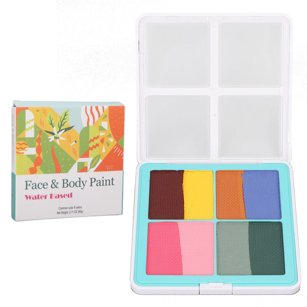 Kids Face Body Painting Kit 8 Colors 2.1oz Art Paint Matte Makeup for Halloween CosplayNumber1