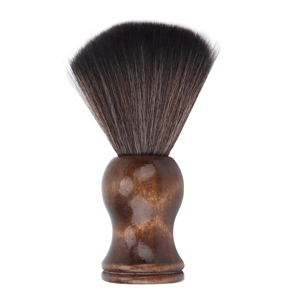 Men Soft Hair Shaving Brush Home Barber Shop Wooden Handle Hair Cutting Neck Dust Brush Face Grooming Tool