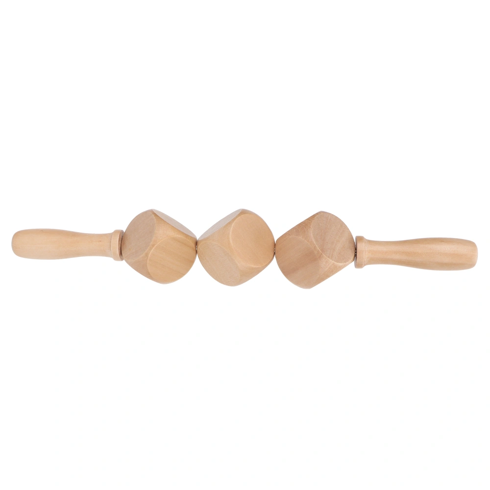 Wooden Soft Tissue Therapy Roller Massager Muscle Pain Relief Acupoint Massage Stick for Arms Legs