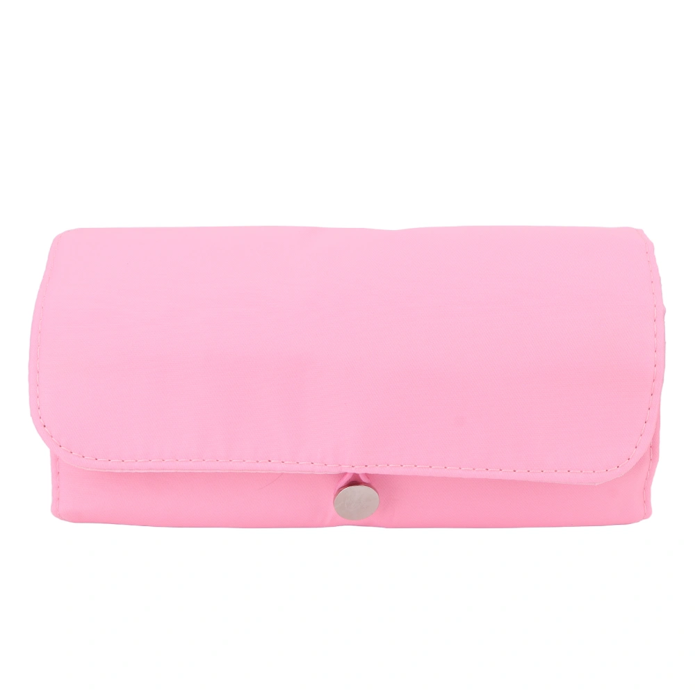 Cosmetic Bag Professional Makeup Brush Rolling Case Pink Cosmetics Make Up Brush Bag for Travel Storage