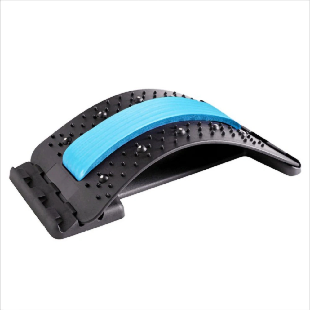 Lumbar Back Pain Relief Device Back Stretcher Multi Level Lumbar Support Stretcher Spinal with Magnetic TherapyBlue