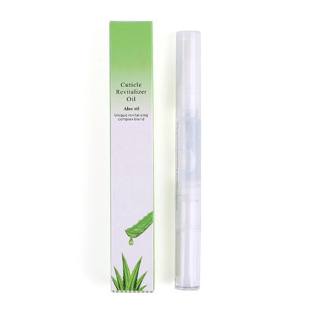 Cuticle Revitalizer Oil Natural Fragrance Nail Supplies Nutrition Pen Nail Isolation Oil PenAloe Vera