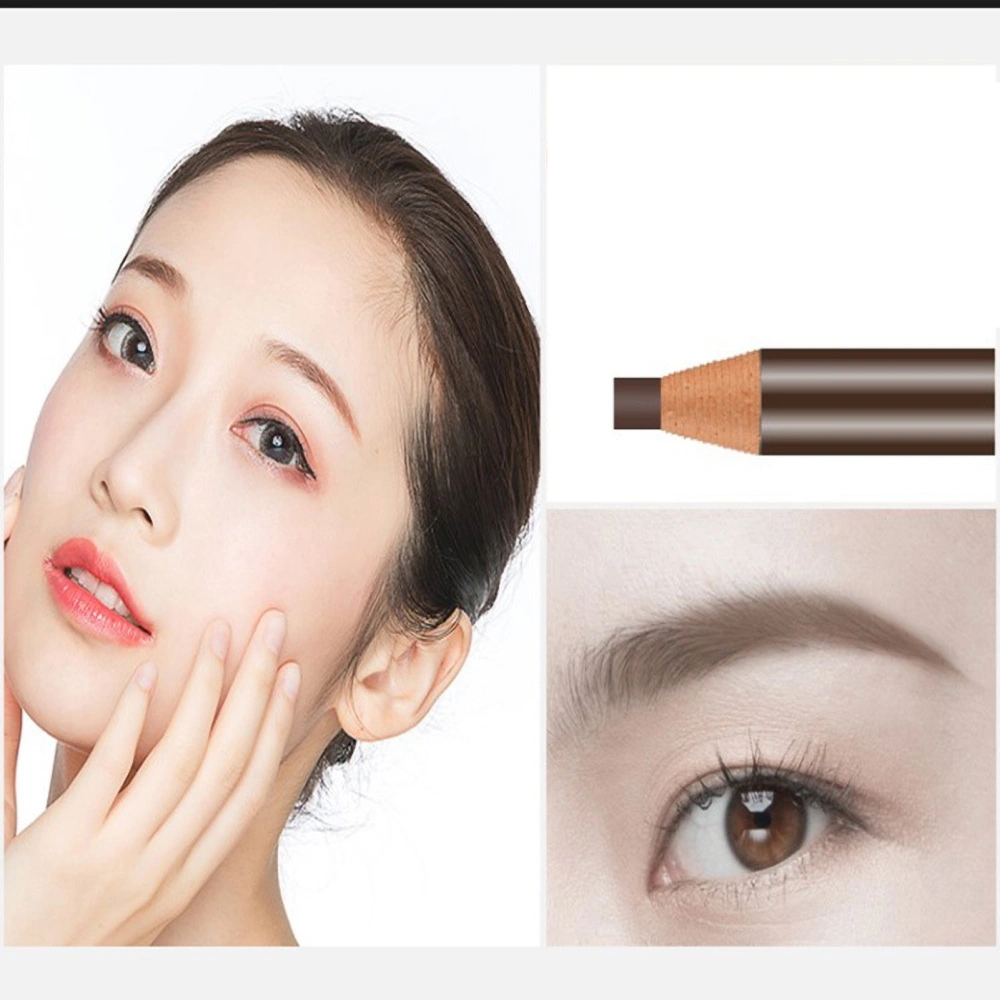 Eyebrow Pencil Multi Color Waterproof Sweatproof Non Fading Natural Durable Pull Cord Peel Off Eyebrow PencilReddish Brown