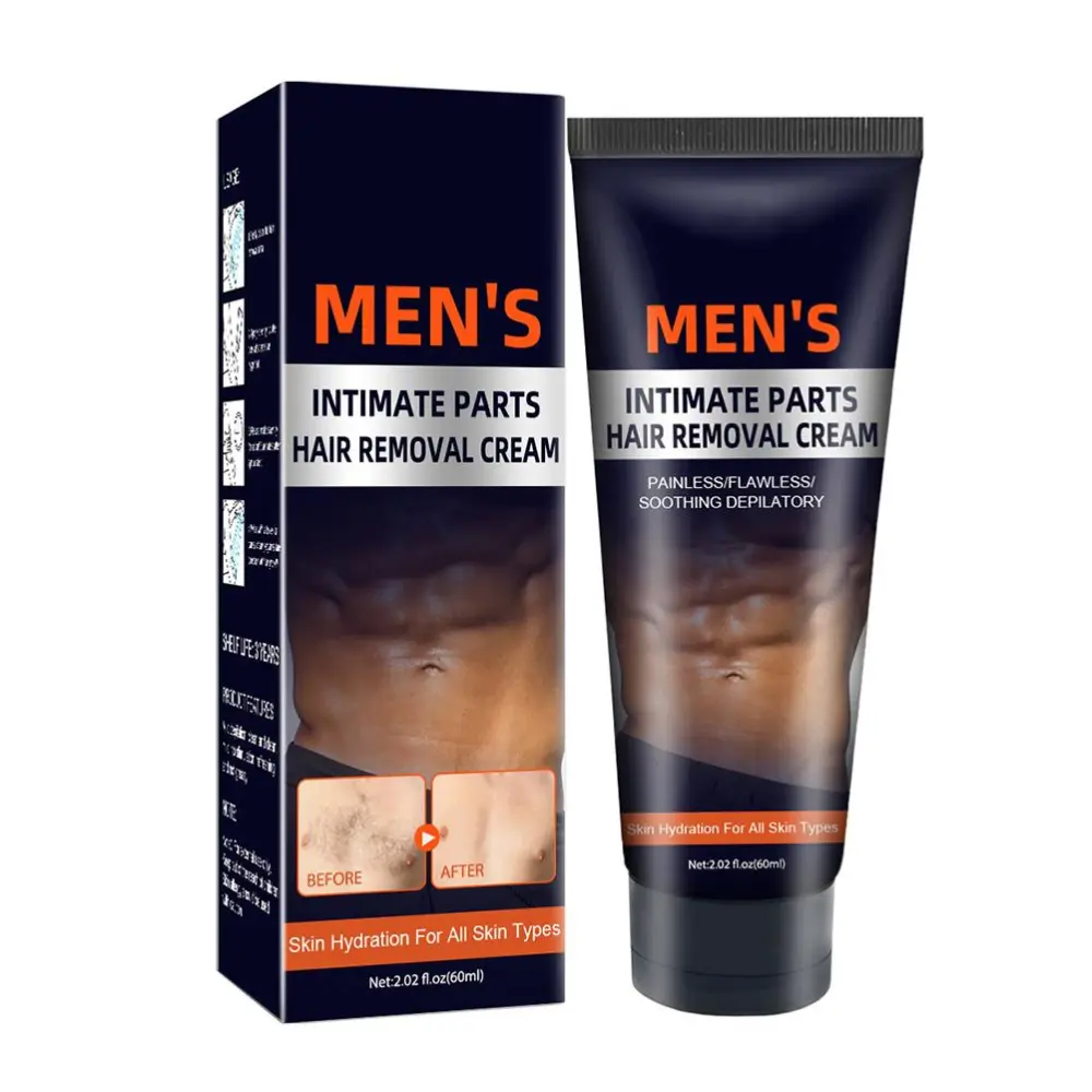 Male Hair Removal Cream Gentle Depilatory Cream Legs Armpit Chest Hair Remover Cream Not Stimulating Hair Removal