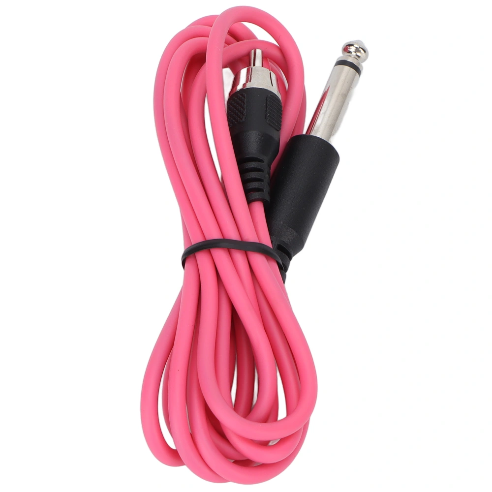 5.9ft RCA Tattoo Clip Cord Professional Flexible Silicone Tattoo Machine Clip Cord AccessoriesRosy