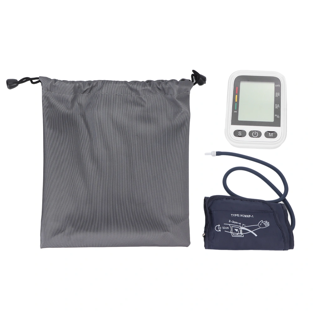 Blood Pressure Cuff Large LCD 0 to 280mmHg/OkPa to 37.3kPa English Voice Easy Operation Portable Blood Pressure Machine