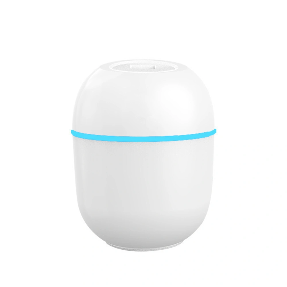 Mini Car Humidifier USB Plug in Quiet Portable Humidifier for Home Office BedroomColourful Egg Style B White USB Plug in