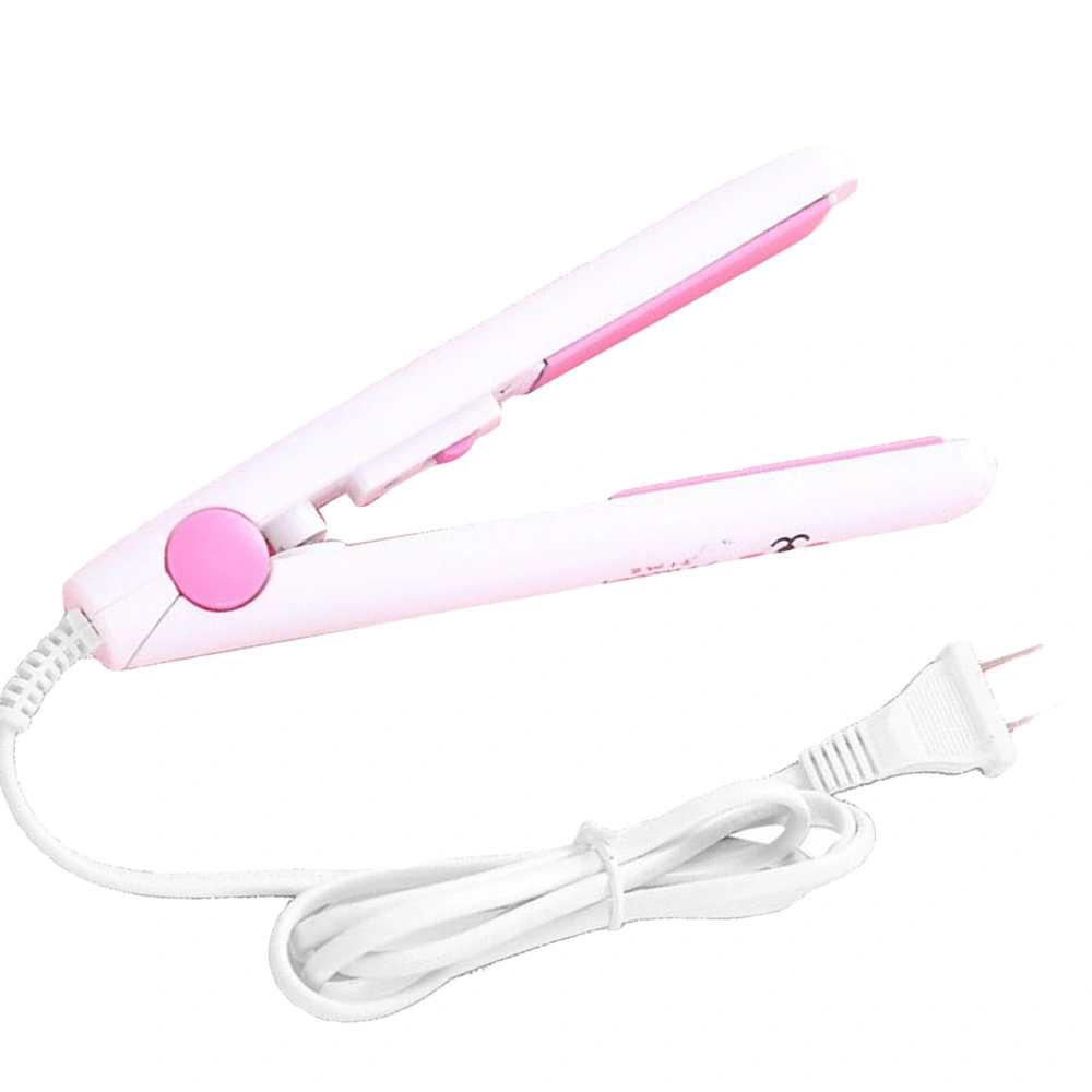 Curling Iron Professional Portable Fast Heating Hair Straightener Curler Hair Styling ToolWhite