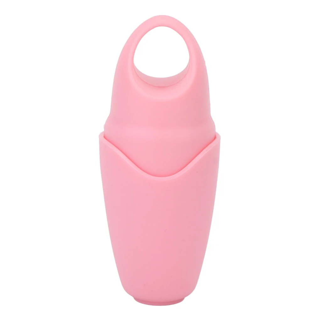 Ice Roller V Shaped Design DIY Making Calming Removing Puffiness Silicone Material Face Ice Mold for Beauty CarePink